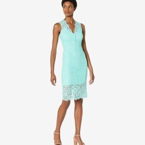 Bardot Milana Lace Dress Sleeveless V Neck Size 2 XS